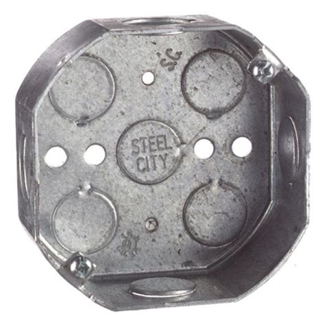 electrical junction box octagonal metal|old work octagon electrical box.